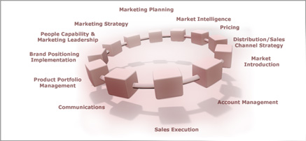 The twelve elements of Marketing & Sales
